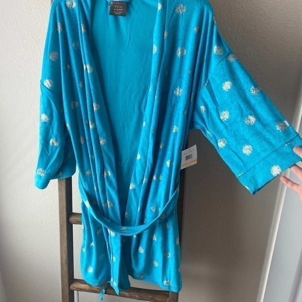 NWT - Artology Robe - blue size small - Picture 4 of 5